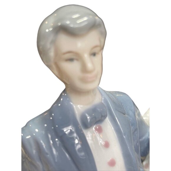 Vintage MALLORCA "I Do I Do" Wedding Couple. Bride Groom Ceramic Figurine 9 in H - Picture 10 of 13